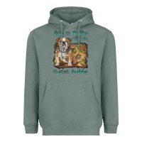 Sage life is better with a english bulldog Heavyweight Hoodie - BarkalooDesign