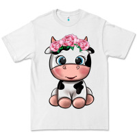 White cute cow Premium Tee - texasbilliewilder