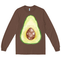 Chestnut half avocado fa element Long Sleeve Tee - FaDigitalArtStudio