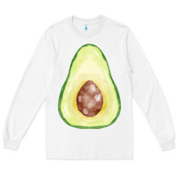 White half avocado fa element Long Sleeve Tee - FaDigitalArtStudio