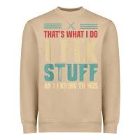 Mushroom that's what i do   i fix stuff and i know things Heavyweight Sweatshirt - longCreatives
