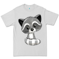 Dove Grey raccoon Premium Tee - texasbilliewilder