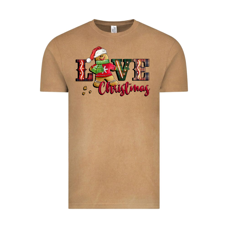 Love Christmas Gingerbread Vintage Tee by CowGirlArtShop | Teevron
