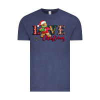 Vintage Denim love christmas gingerbread Vintage Tee - CowGirlArtShop