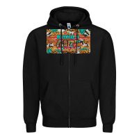 Black mama's girl sippy cup Zipper Hoodie - Artiststas