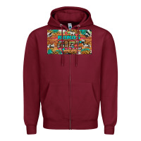 Burgundy mama's girl sippy cup Zipper Hoodie - Artiststas