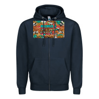 Navy mama's girl sippy cup Zipper Hoodie - Artiststas