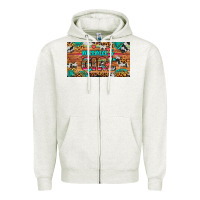 Oatmeal Heather mama's girl sippy cup Zipper Hoodie - Artiststas