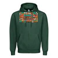 Sports Green mama's girl sippy cup Zipper Hoodie - Artiststas