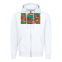 White mama's girl sippy cup Zipper Hoodie - Artiststas