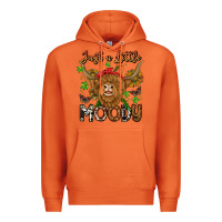 Carrot Just a Little Moody Premium Hoodie - CowhideDigitalArt
