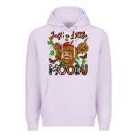 Lilac Just a Little Moody Premium Hoodie - CowhideDigitalArt