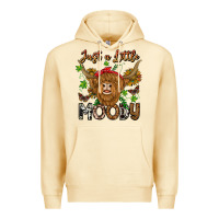 Pina Colada Just a Little Moody Premium Hoodie - CowhideDigitalArt