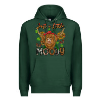 Sports Green Just a Little Moody Premium Hoodie - CowhideDigitalArt