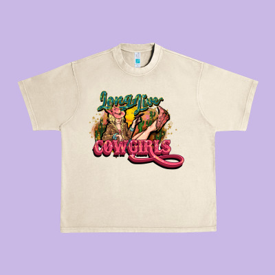 Long Life Cowgirls Urban Heavy Tee Designed By Howdyjamesfarm