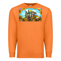 Carrot 2 donkeys sunflower Premium Sweatshirt - BarkalooDesign