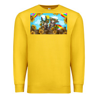 Lemon 2 donkeys sunflower Premium Sweatshirt - BarkalooDesign