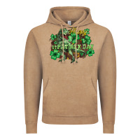 Happy St. Patrick's Day T-rex Vintage Hoodie | Teevron