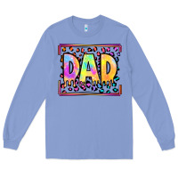 Colony Blue lgbtq tie dye dad Long Sleeve Tee - OliviaCreatesArt