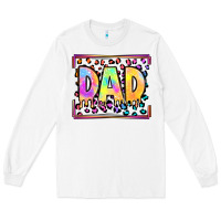White lgbtq tie dye dad Long Sleeve Tee - OliviaCreatesArt
