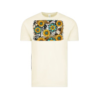Vintage Arctic gemstone sunflower cowhide background Vintage Tee - Jasminsmagicworld