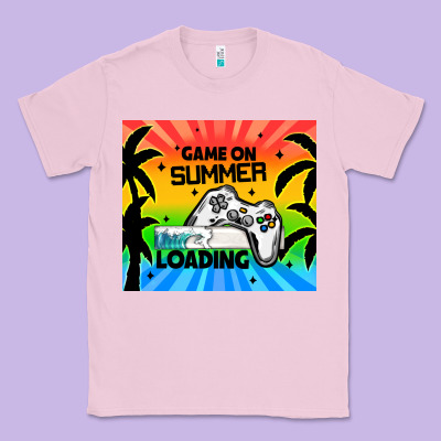 Game On Summer Loading Classic Tee Designed By Tumblerdesignbyshophia