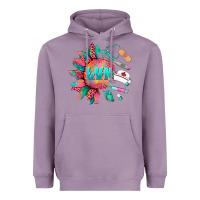 Lavender western licensed vocational nurse medical instruments Heavyweight Hoodie - BarkalooDesign