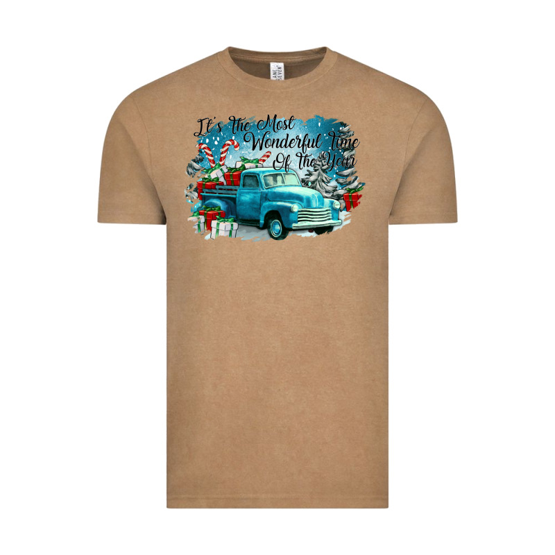 Its The Wonderful Time Of The Year Truck Vintage Tee by CowGirlArtShop | Teevron