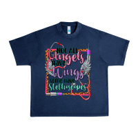 Navy cowgirl not all angels have wings Urban Heavy Tee - CowGirlArtShop