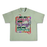 Oil Green cowgirl not all angels have wings Urban Heavy Tee - CowGirlArtShop