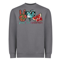 Storm peace love watermelon Heavyweight Sweatshirt - SublimationCraftShop