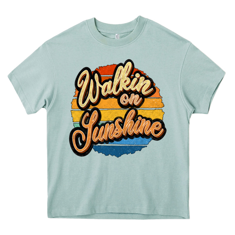 Walking On Sunshine Heavy Core Tee by JahusDesignShop | Teevron