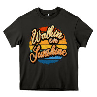 Asphalt Walking on Sunshine Heavy Core Tee - JahusDesignShop
