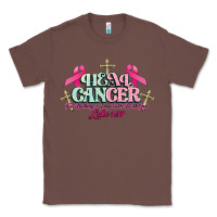 Chestnut Heal Cancer Luke 1:37 cross Cancer Awareness Classic Tee - HowdyJamesFarm