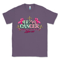 Lavender Heal Cancer Luke 1:37 cross Cancer Awareness Classic Tee - HowdyJamesFarm