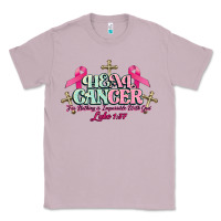 Lilac Heal Cancer Luke 1:37 cross Cancer Awareness Classic Tee - HowdyJamesFarm