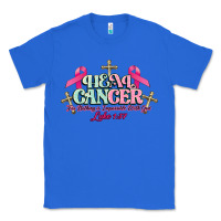 True Royal Heal Cancer Luke 1:37 cross Cancer Awareness Classic Tee - HowdyJamesFarm