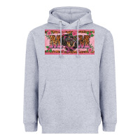 Heather Grey danchshund mom license plate template Heavyweight Hoodie - BarkalooDesign