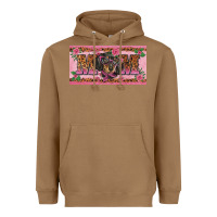 Toasted Coconut danchshund mom license plate template Heavyweight Hoodie - BarkalooDesign