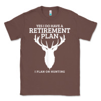 Chestnut Hunting Retirement Plan Funny Elk Deer Retired Hunter Gift Classic Tee - longCreatives