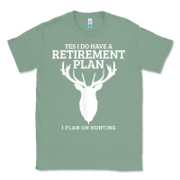 Sage Hunting Retirement Plan Funny Elk Deer Retired Hunter Gift Classic Tee - longCreatives
