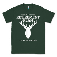 Sports Green Hunting Retirement Plan Funny Elk Deer Retired Hunter Gift Classic Tee - longCreatives