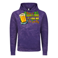 Cloud Purple Buy me green beer and tell me i'm pretty Vintage Hoodie - CowGirlArtShop
