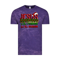 Cloud Purple jesus is the reason for the season Vintage Tee - CowGirlArtShop