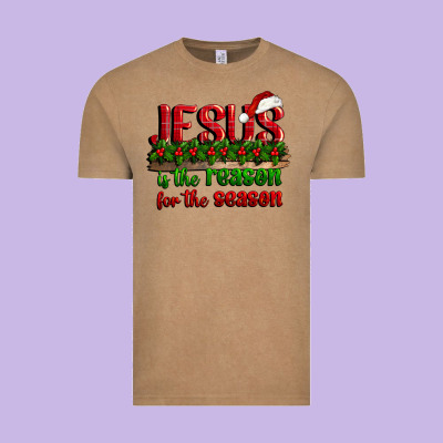 Jesus Is The Reason For The Season Vintage Tee Designed By Cowgirlartshop