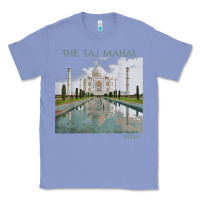 Colony Blue india agra taj mahal mausoleum travel tourist Classic Tee - longCreatives