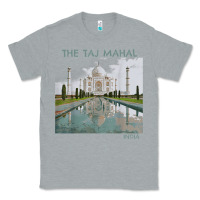 Heather Grey india agra taj mahal mausoleum travel tourist Classic Tee - longCreatives