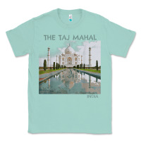 Seafoam india agra taj mahal mausoleum travel tourist Classic Tee - longCreatives