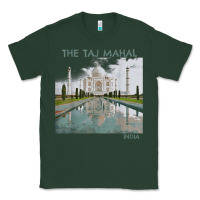 Sports Green india agra taj mahal mausoleum travel tourist Classic Tee - longCreatives