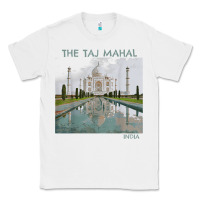 White india agra taj mahal mausoleum travel tourist Classic Tee - longCreatives